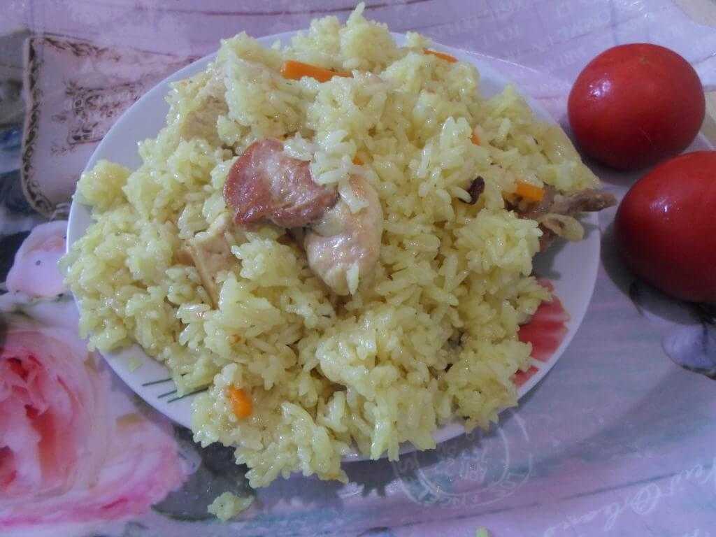 Плов по-узбекски с курицей в казане с рассыпчатым рисом — 2 вкусных рецепта с фото и видео