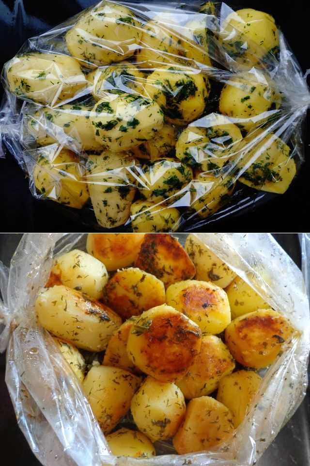 Картошка запеченная в рукаве – блюдо на все случаи жизни: рецепт с фото