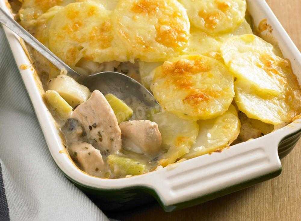 Картошка в духовке с курицей и грибами: 5 вкусных рецептов | народные знания от кравченко анатолия
