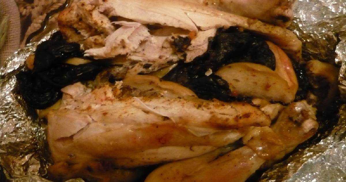 Курица с яблоками в духовке – 6 рецептов как фаршировать и запекать