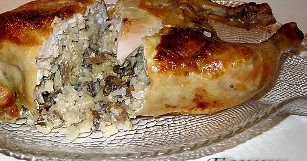 Фаршированные грибами окорочка - 44 рецепта: мясные блюда | foodini