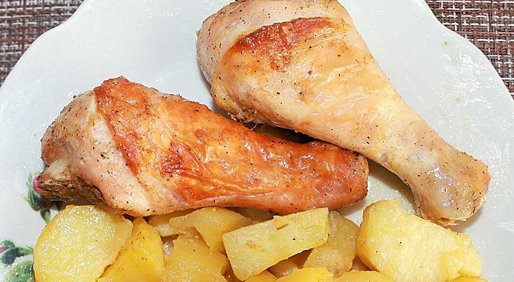 Голень куриная в духовке с картошкой — 7 рецептов