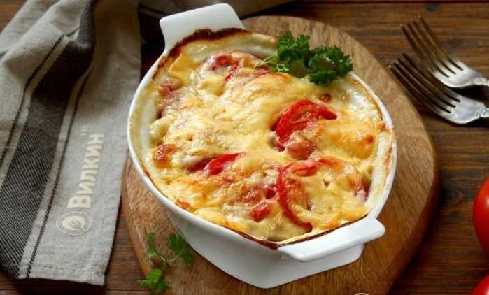 Картошка с сыром в духовке: 5 пошаговых рецептов с фото