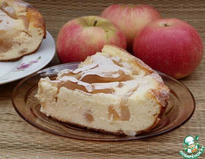 Творожная запеканка с яблоками - как приготовить по рецептам с фото в духовке или мультиварке