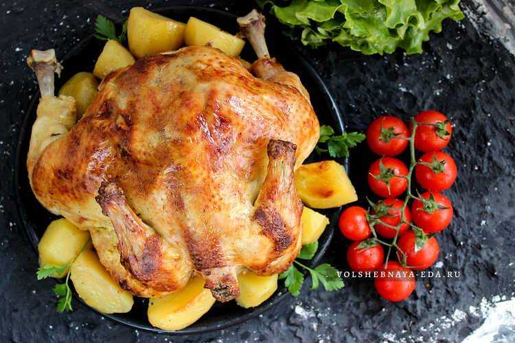 Фаршированная курица в духовке целиком. 9 простых пошаговых рецептов вкусного блюда к празднику