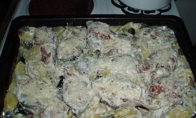 Горбуша, запеченная в духовке с картофелем — пошаговый рецепт с фото