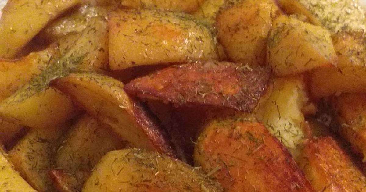 Как приготовить картофель по деревенски в духовке с чесноком