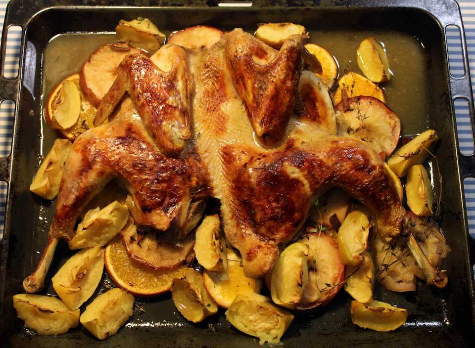 Курица с яблоками - 68 рецептов приготовления пошагово - 1000.menu