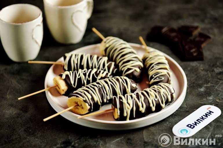 Бананы фаршированные орехами в шоколаде рецепт с фото - 1000.menu