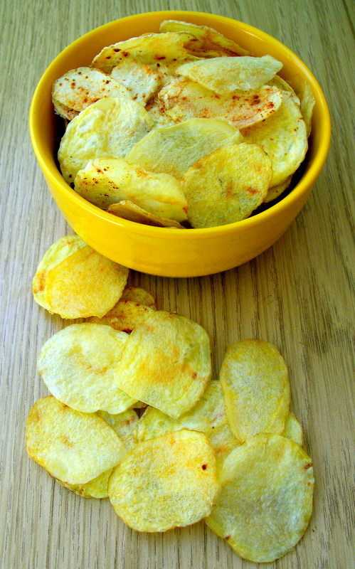 Картофельные чипсы в духовке: рецепт с фото в домашних условиях