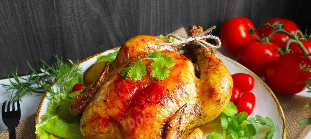 Курица целиком на банке — 7 рецептов в духовке сочно и вкусно