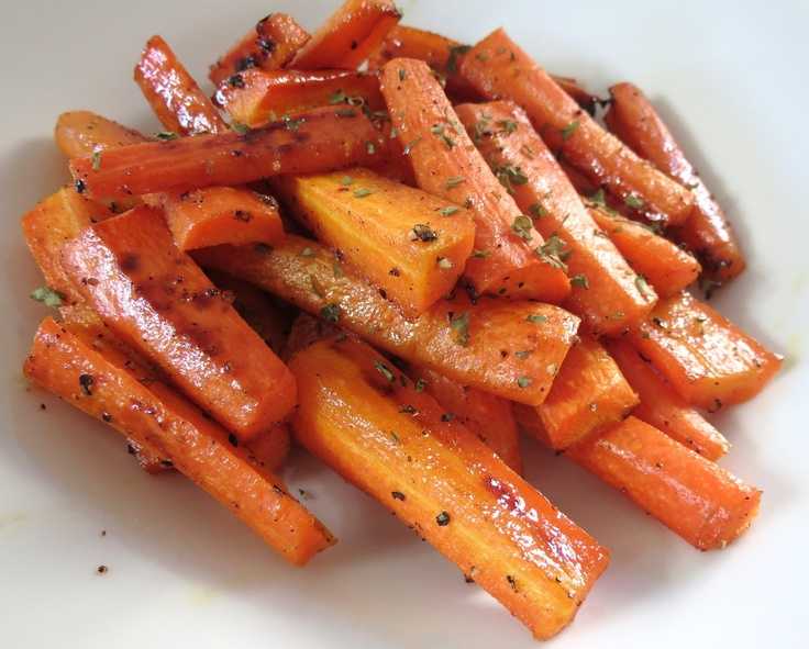 Запеченная морковь в духовке рецепт с фото
