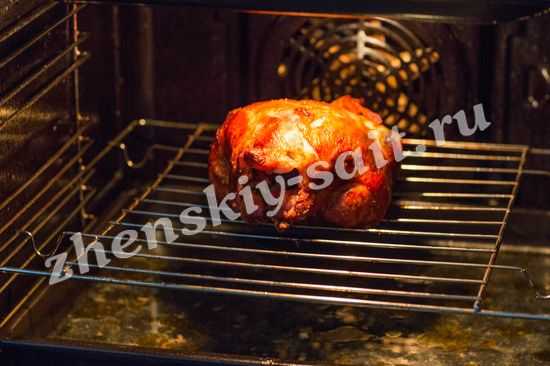 Курица гриль, рецепт в духовке на вертеле