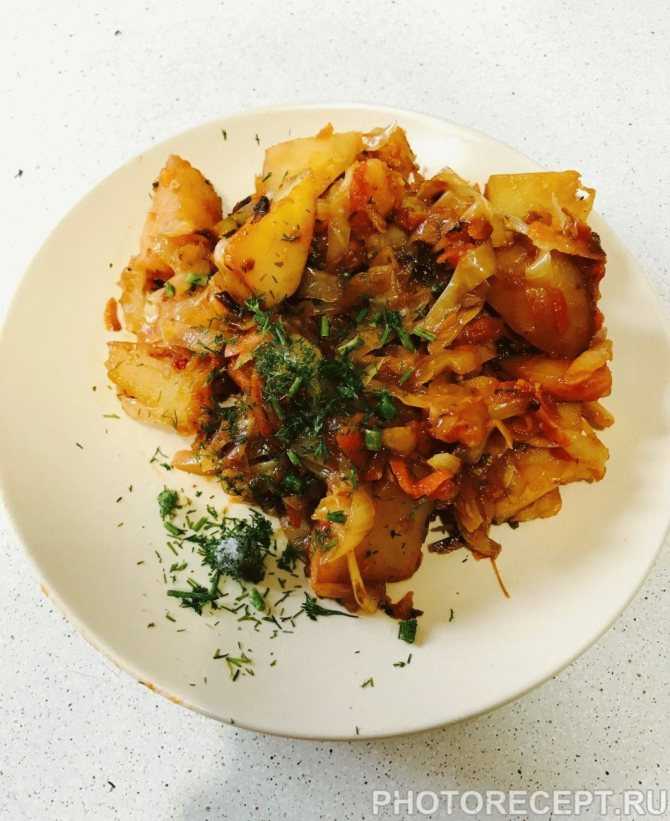 Картофельная запеканка с капустой — пошаговый рецепт с фото