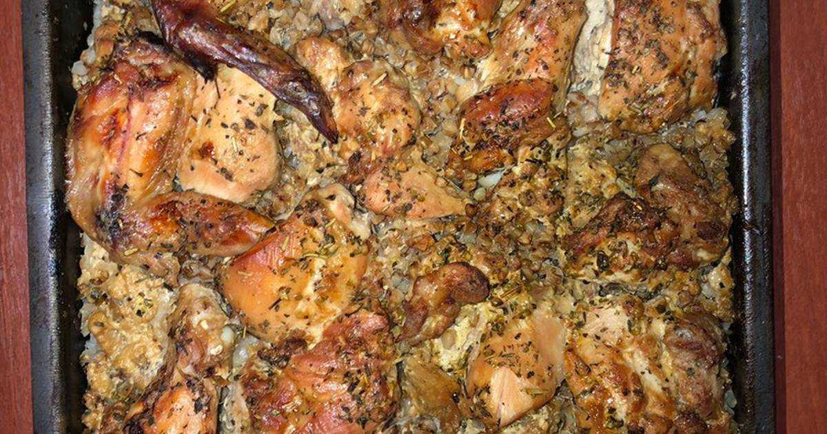 Гречка с курицей в духовке – 8 фото рецептов