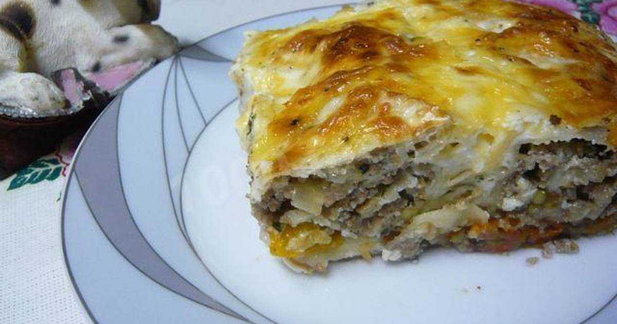 Пирог из лаваша с фаршем и сыром — 10 проверенных рецептов
