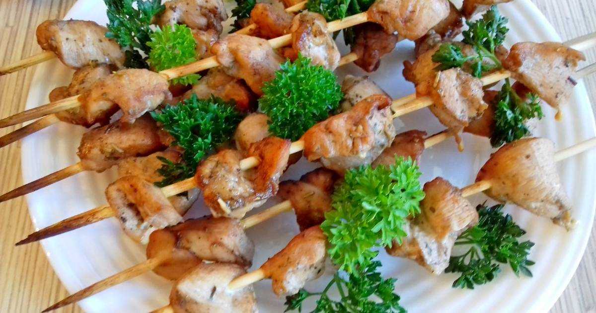 Шашлык из куриных сердечек — 4 вкусных рецепта