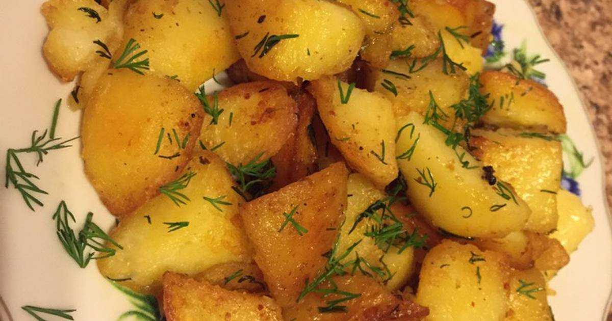 Картофель по-деревенски в духовке: пошаговый рецепт с фото