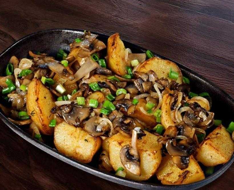 Картошка с грибами в духовке: рецепты с фото