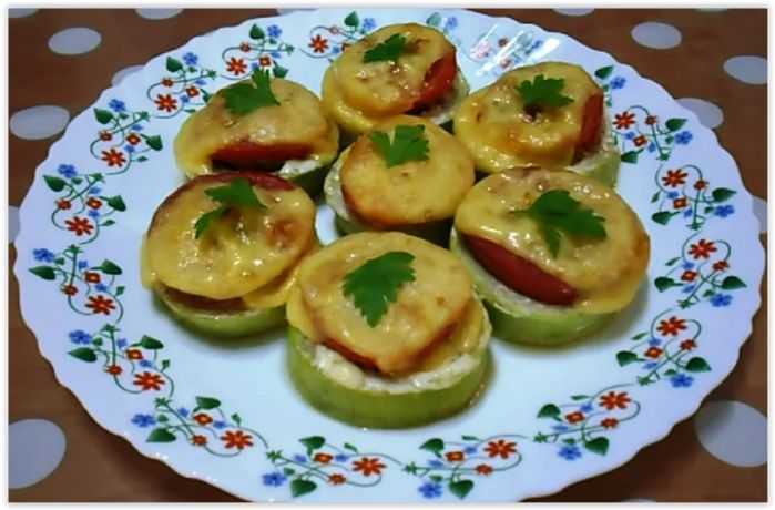 Кабачки с помидорами и сыром в духовке пошаговый рецепт