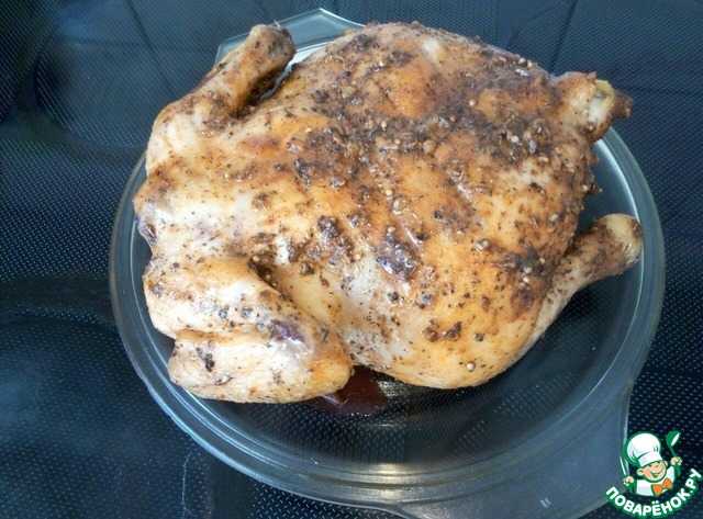 Как делать курицу гриль в микроволновке- рецепт пошаговый с фото