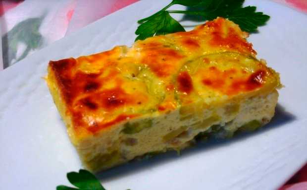 Запеканка из кабачков с сыром и помидорами в духовке пошаговый рецепт с фото