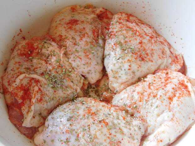 Курица в кефире в духовке рецепт с фото