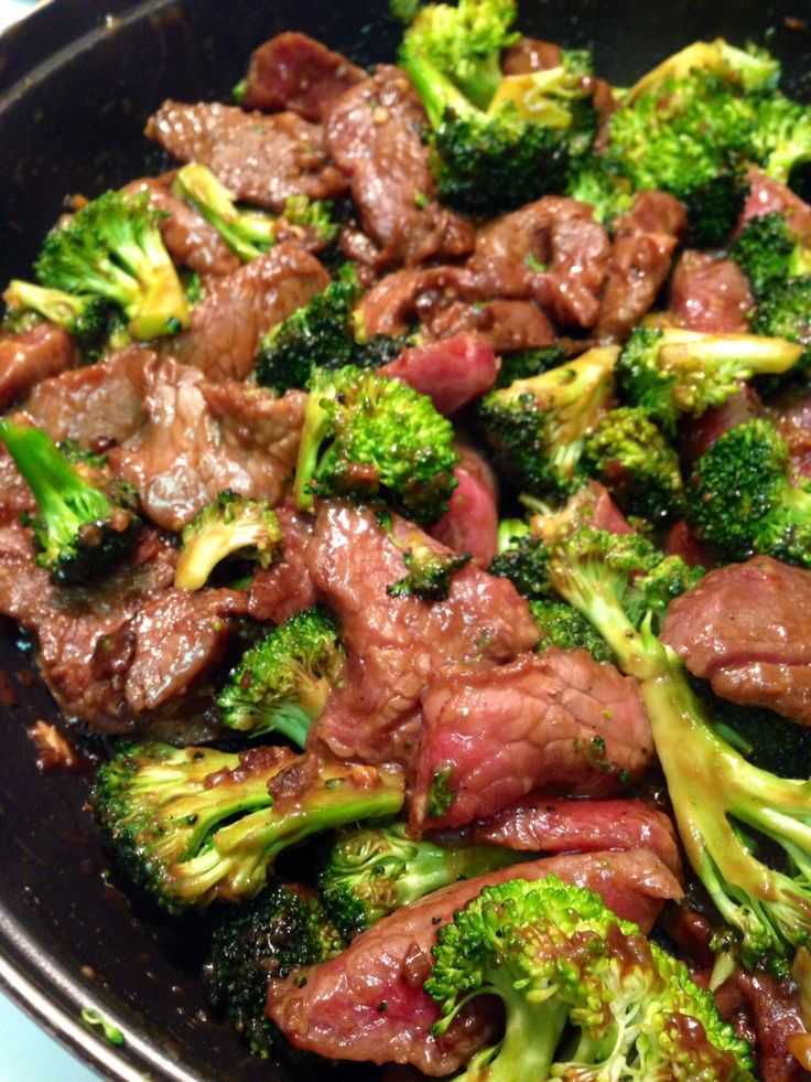 Рецепт приготовления брокколи с мясом