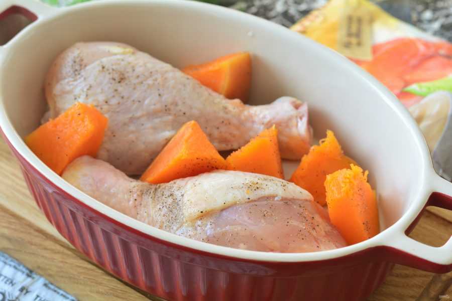 Курица запеченная в тыкве - 33 рецепта: мясные блюда | foodini