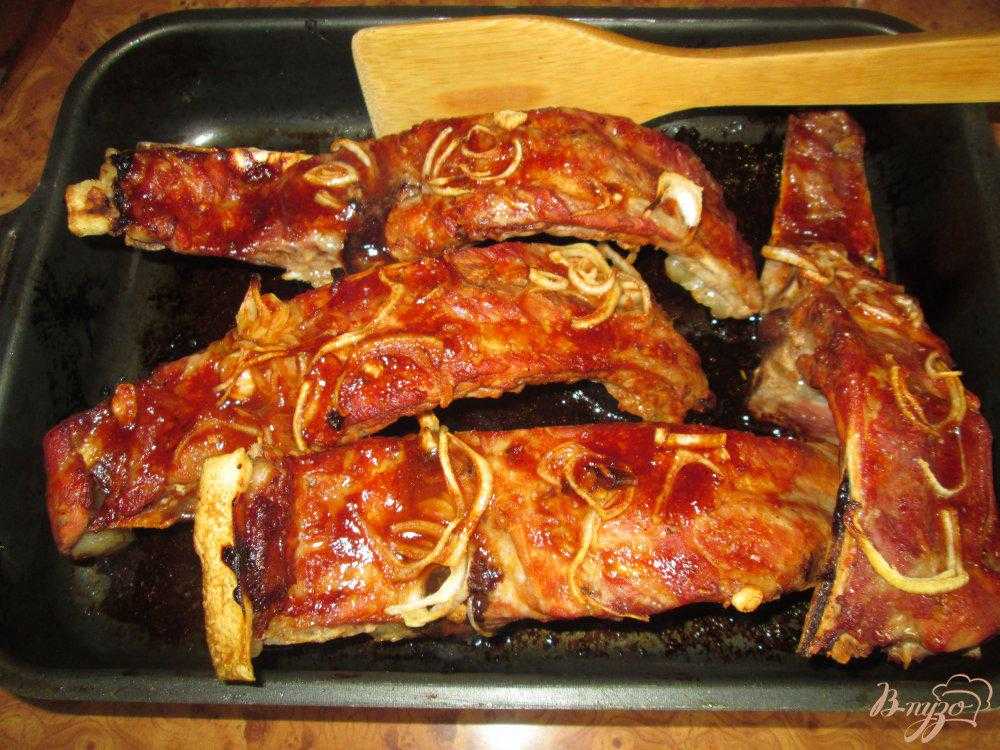 Ребрышки в фольге - 7 рецептов, свиные в духовке, с фото