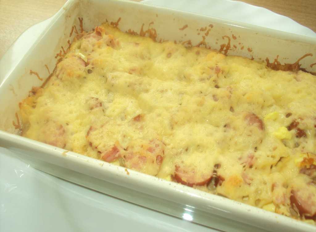Запеканка из макарон с сыром в духовке: пошаговый рецепт с фото