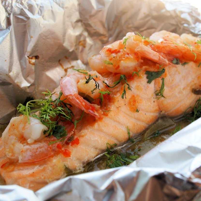 Готовим вкусный лосось в духовке к ужину