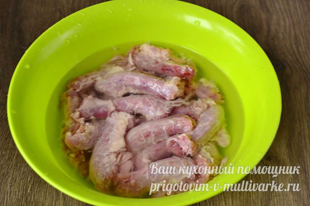 Рецепты приготовления куриных шей