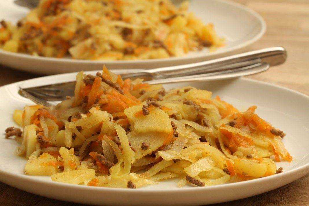Картошка с капустой в духовке – просто, сытно и очень вкусно!