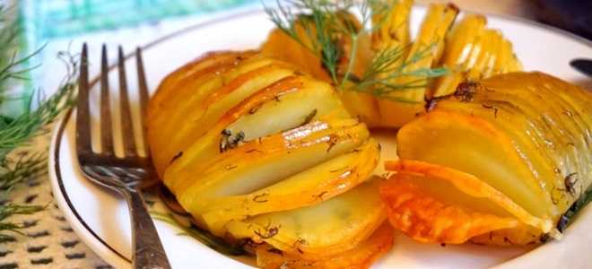 Картошка-гармошка в духовке — 8 рецептов