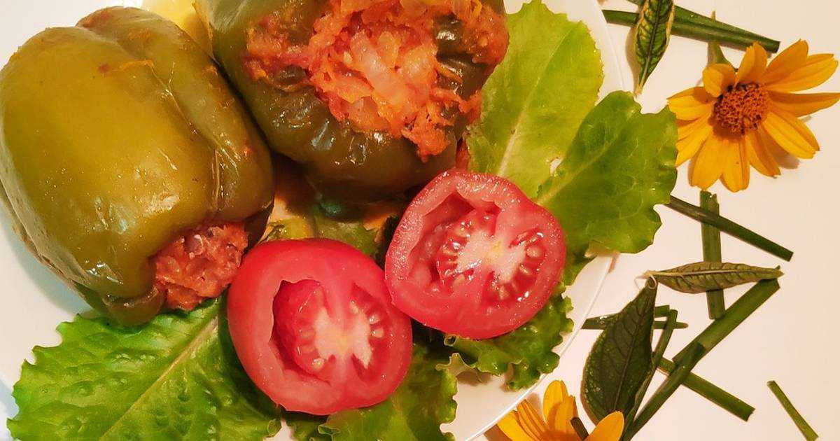 Как приготовить вкусный фаршированный овощами перец в духовке – самый лучший рецепт с фото