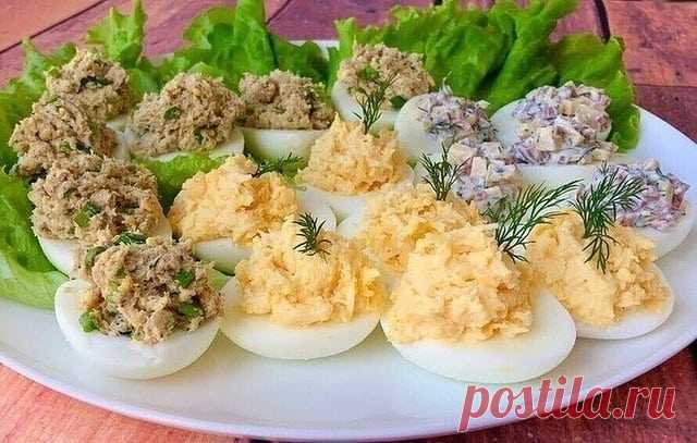 Фаршированные яйца: рецепты с фото, простые и вкусные, видео