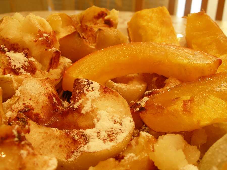 Тыква запеченная в духовке с медом и яблоками (+5 рецептов) - рецепт с фото пошагово