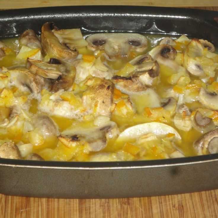 Картошка с грибами в духовке: как запекать вкусное блюдо