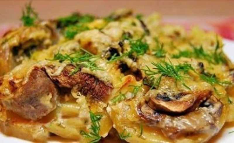 Мясо по-французски с грибами – 8 лучших рецептов