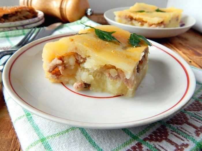 Картофельная запеканка с мясным фаршем, майонезом и сыром рецепт с фото пошагово - 1000.menu
