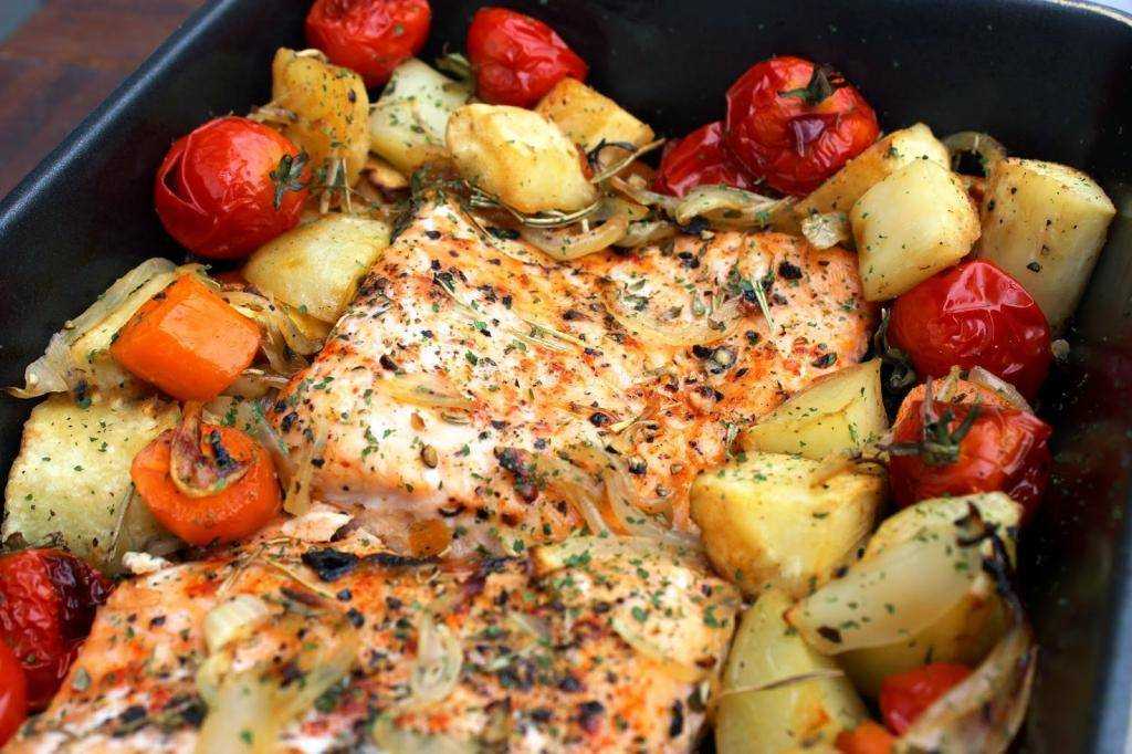Семга в духовке - лучшие рецепты запекания стейков или филе красной рыбы