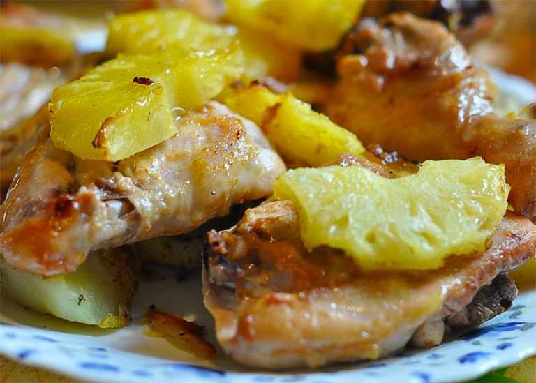 Куриная грудка с ананасами и сыром в духовке рецепт с фото пошагово - 1000.menu
