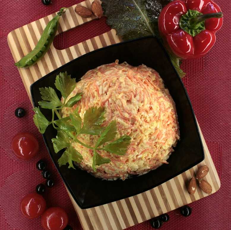 Гнезда из макарон с фаршем — рецепт в сковороде
