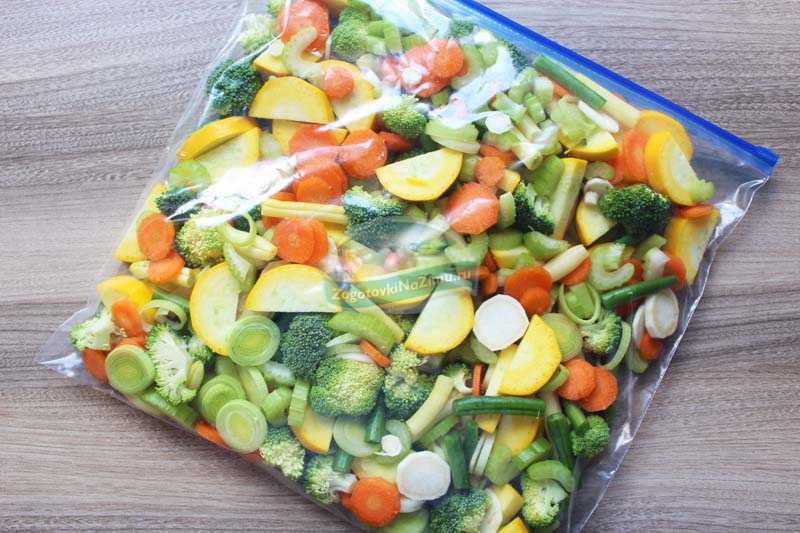 Правила заморозки овощей на зиму в домашних условиях: основные способы и рецепты витаминных смесей