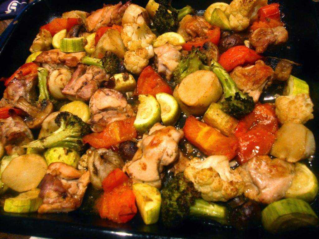 Запеченные овощи в духовке. диетические рецепты