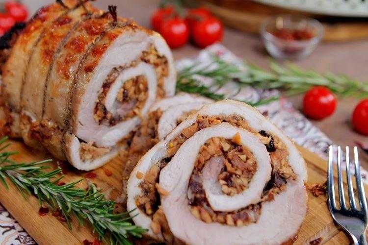 Рецепт фаршированное мясо свинины