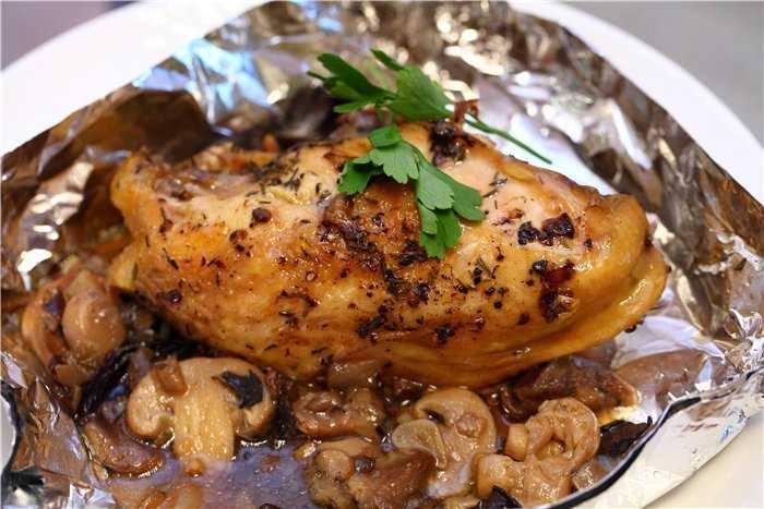 Как приготовить курицу с грибами в сливочном соусе