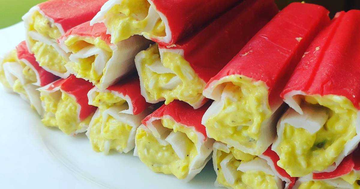 Фаршированные крабовые палочки – 8 лучших рецептов закуски
