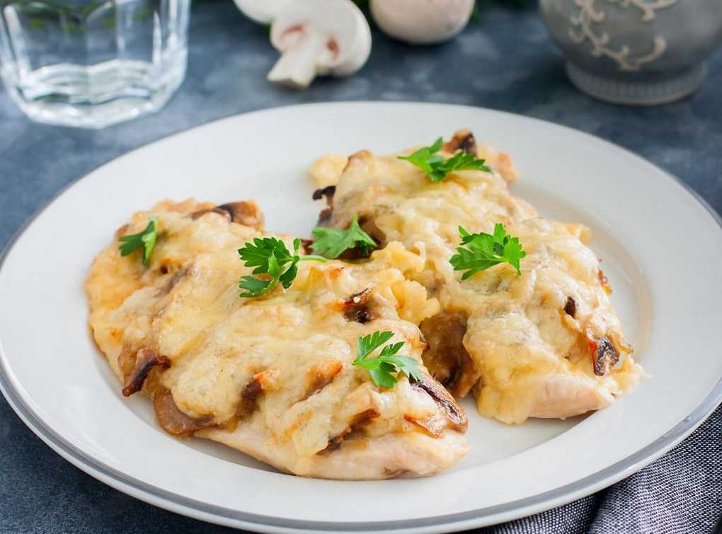 Отбивная с грибами и сыром - пошаговый рецепт с фото на повар.ру